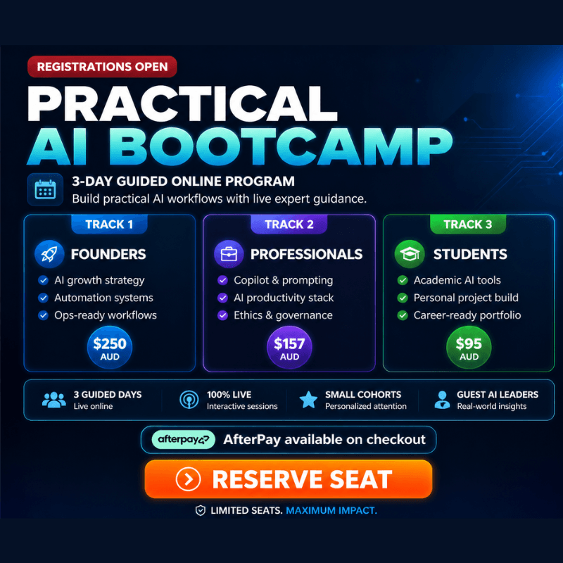 Practical AI Bootcamp 3-day guided online program